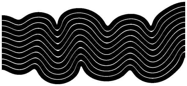 Multilayer folding simulation, run 14